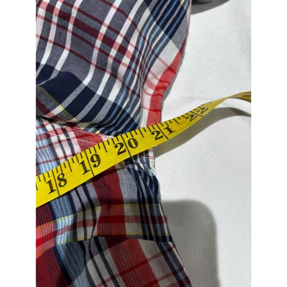 Tommy Hilfiger Plaid Western Nautical Long Sleeve Women’s Sz L Shirt Preppy Chic - Picture 5 of 7